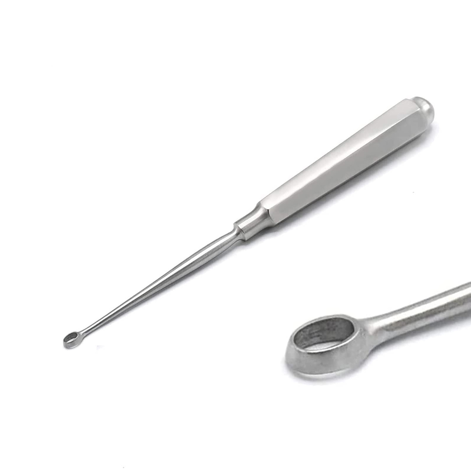Piffard Dermal Curettes 2mm Oval Shape Cup 6 1/4″ Surgical Ent Instruments
