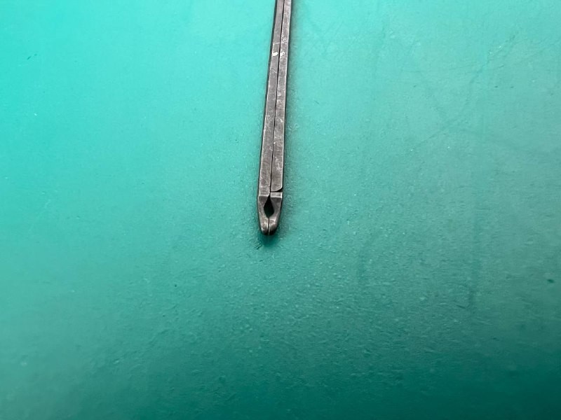 Richards 131219 Ebony cupped ear forceps, ENT