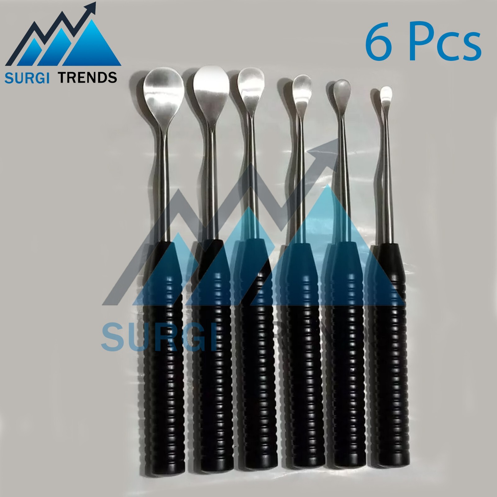 Karlin XL Magnum Cobb Elevator 6 Pcs set 14″ Spine Neuro orthopedic Instrument