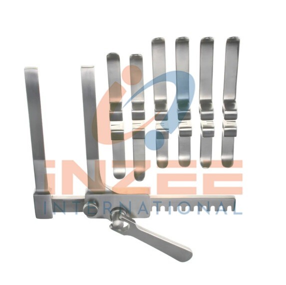Laminectomy Retractor 13 PCS Set Complete Spine Surgical Instruments By Inzee
