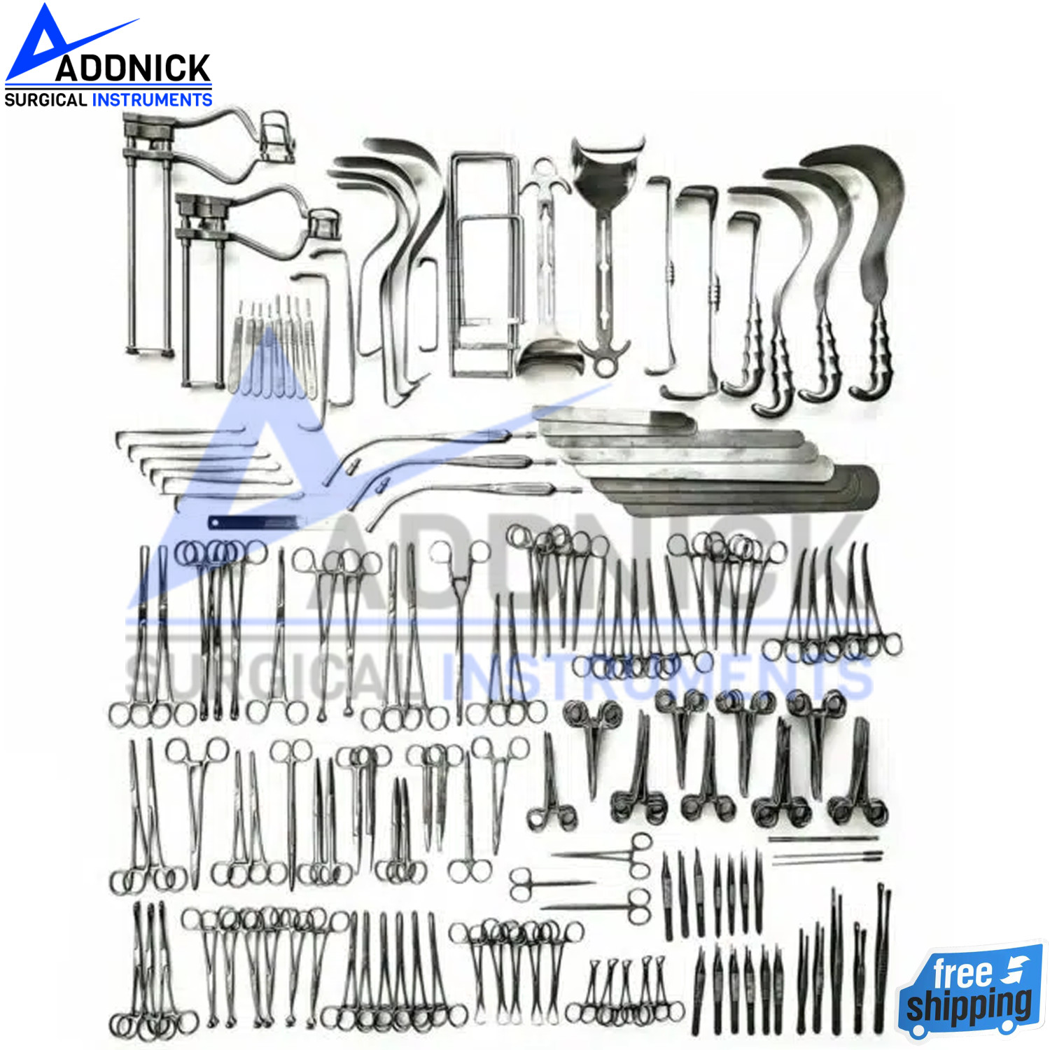 197 Pieces Laparotomy Set Surgical Instruments