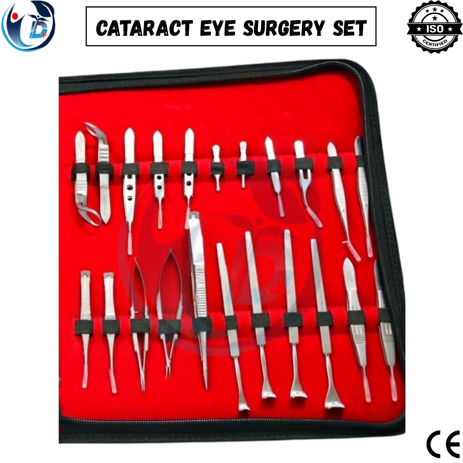 Ophthalmic Cataract Eye German 32 Pcs Micro Surgery Surgical Instruments Set Kit