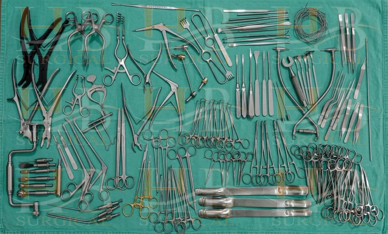 Craniotomy Set Orthopedic For Neuro 133 Pcs Surgical Instruments