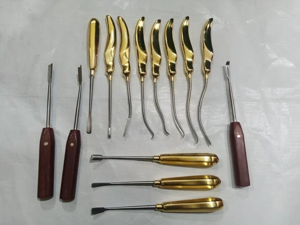 Endoscopic Forehead Lift Dissector Set Of 14Pcs