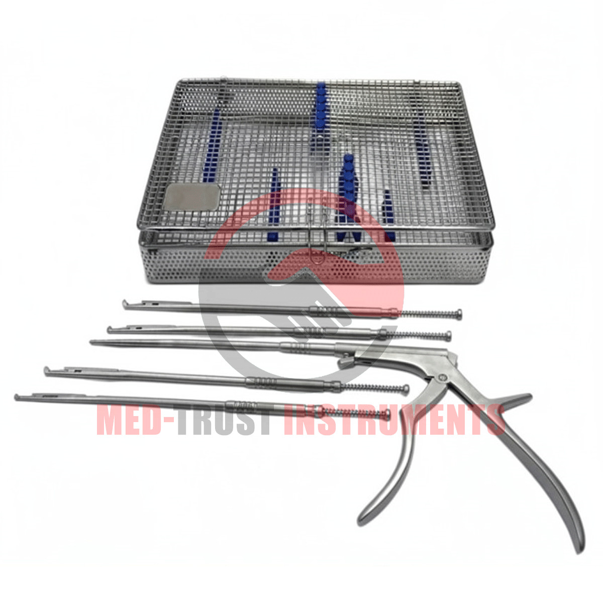 Interlaminar Kerrison Rotating Rongeur Set Spine Surgery Orthopedic Instruments