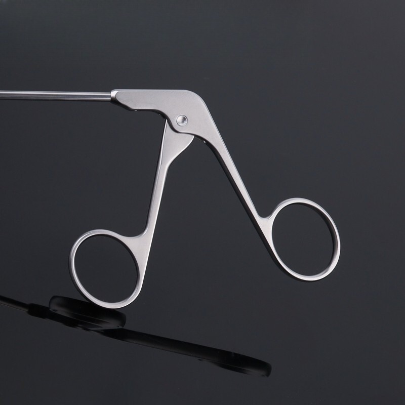 Arthroscopic Basket Punch Forceps 3.5mm Straight Jaw Ring Handle