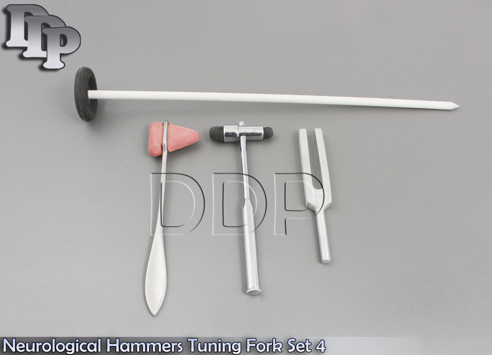 Neurological Hammers Tuning Fork Set 4 Medical Surgical Diagnostic instruments