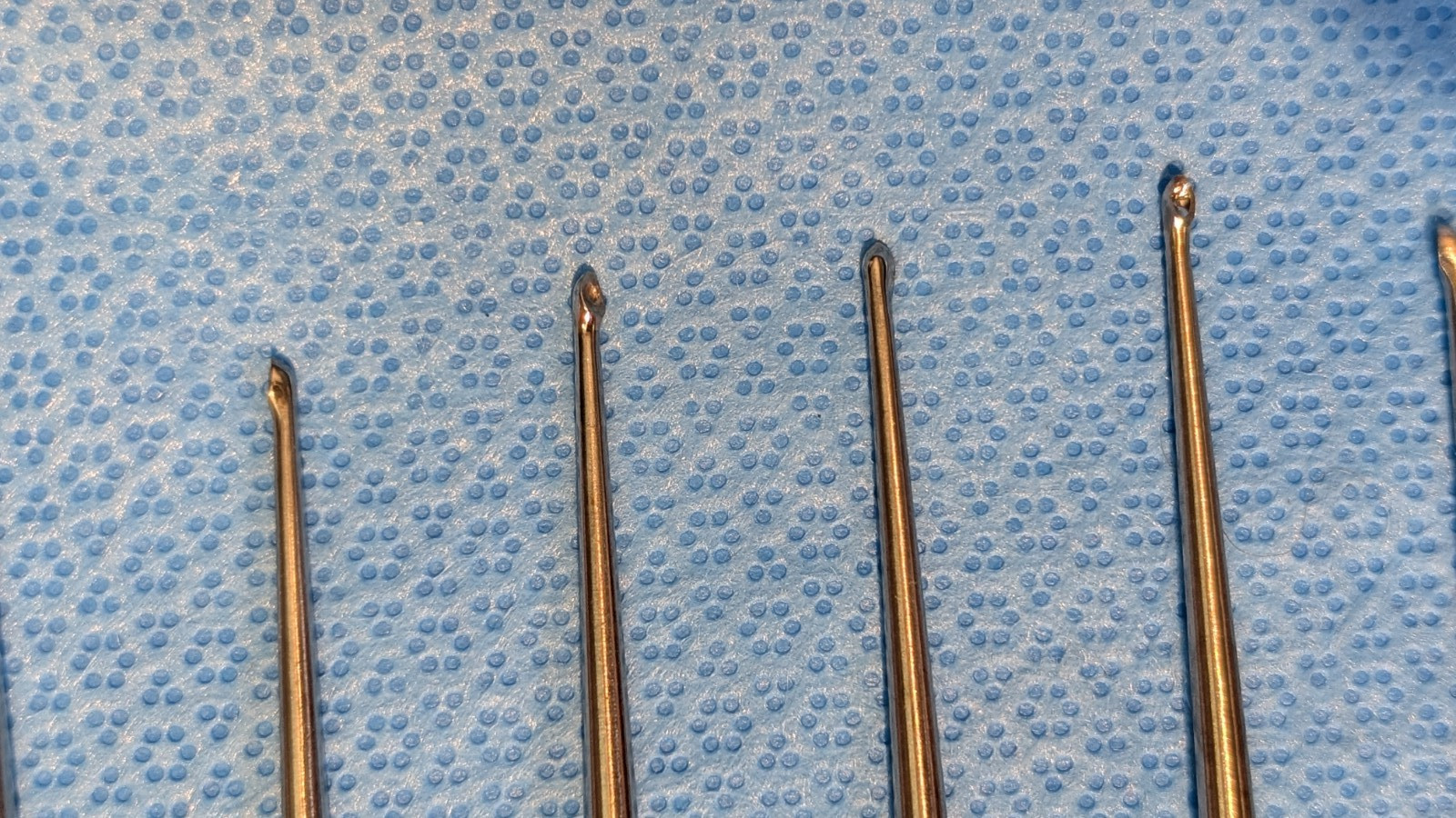114x LOT: V Mueller Chroma-Line Neuro Spine Curettes U-0176 0151 0163 0175 0154