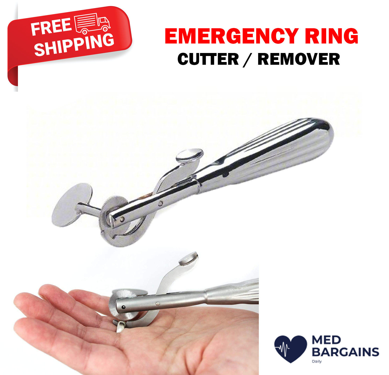 Emergency Ring Cutter Jewelry Remover EMT Fire Rescue Hand Tool Finger Protector