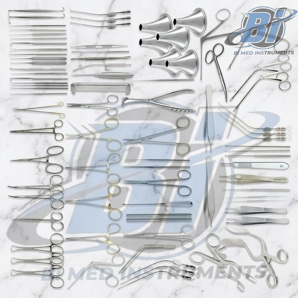 Tympanoplasty Instruments 82 PCs Set Micro Ear Surgery ENT Instruments