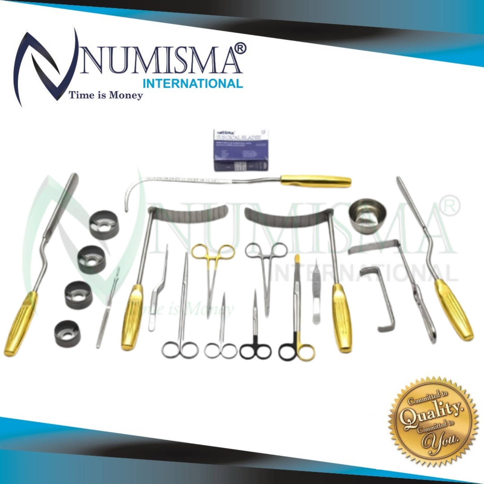 Breast Augmentation Set Of 38 Pcs , Plastic Surgery Set , Surgical Instruments