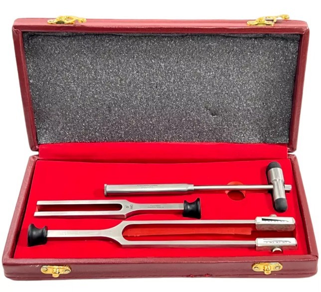 New Rydel Seiffer Tuning Fork Set of 3 Neurology Surgical Instruments
