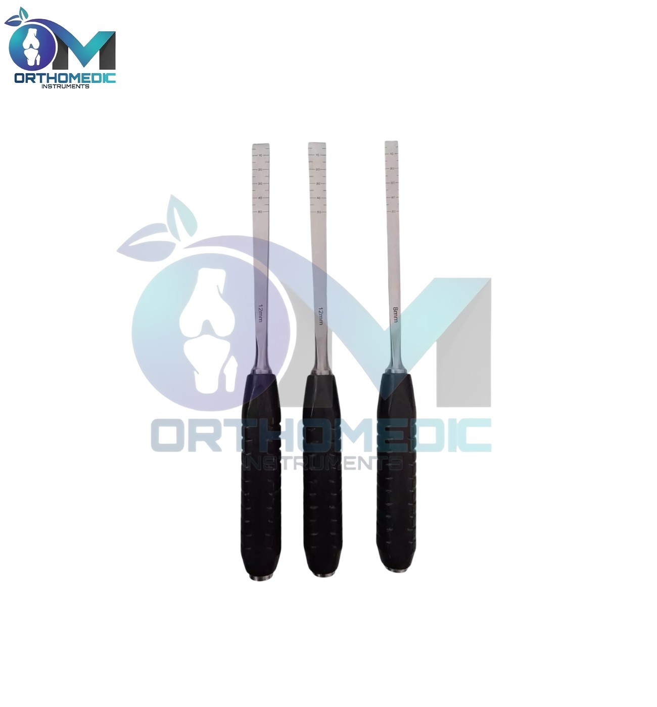 Set Of 3PCS Plastic Surgery Hospital Orthopedic Osteotome Straight