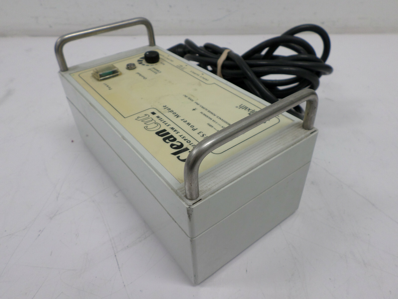 Surgipath 04-NS3 Power Module 04NS3110T for Clean Cut Autopsy Saw System