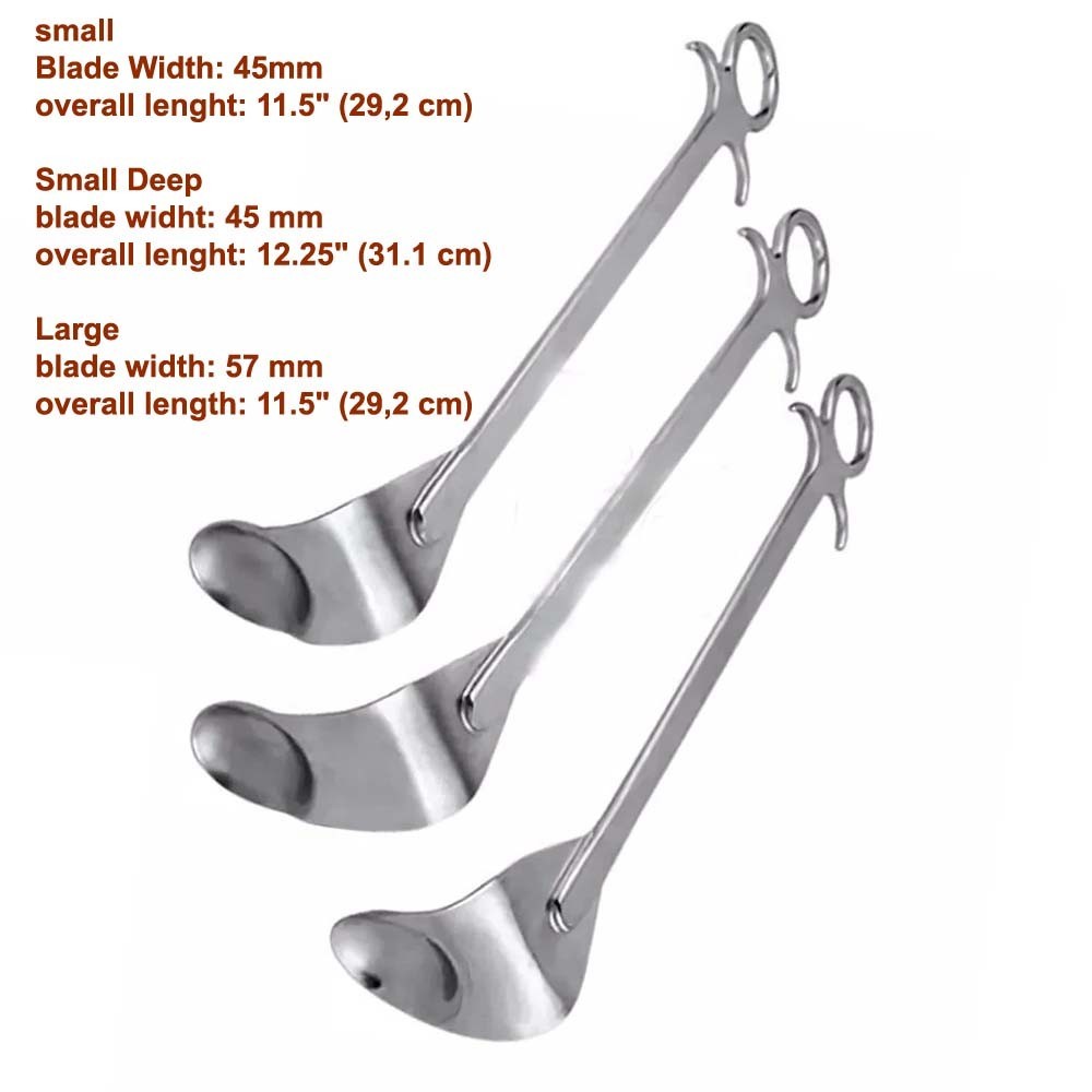 3 Pcs Set Browne Deltoid Retractor Orthopedic Surgical Instruments