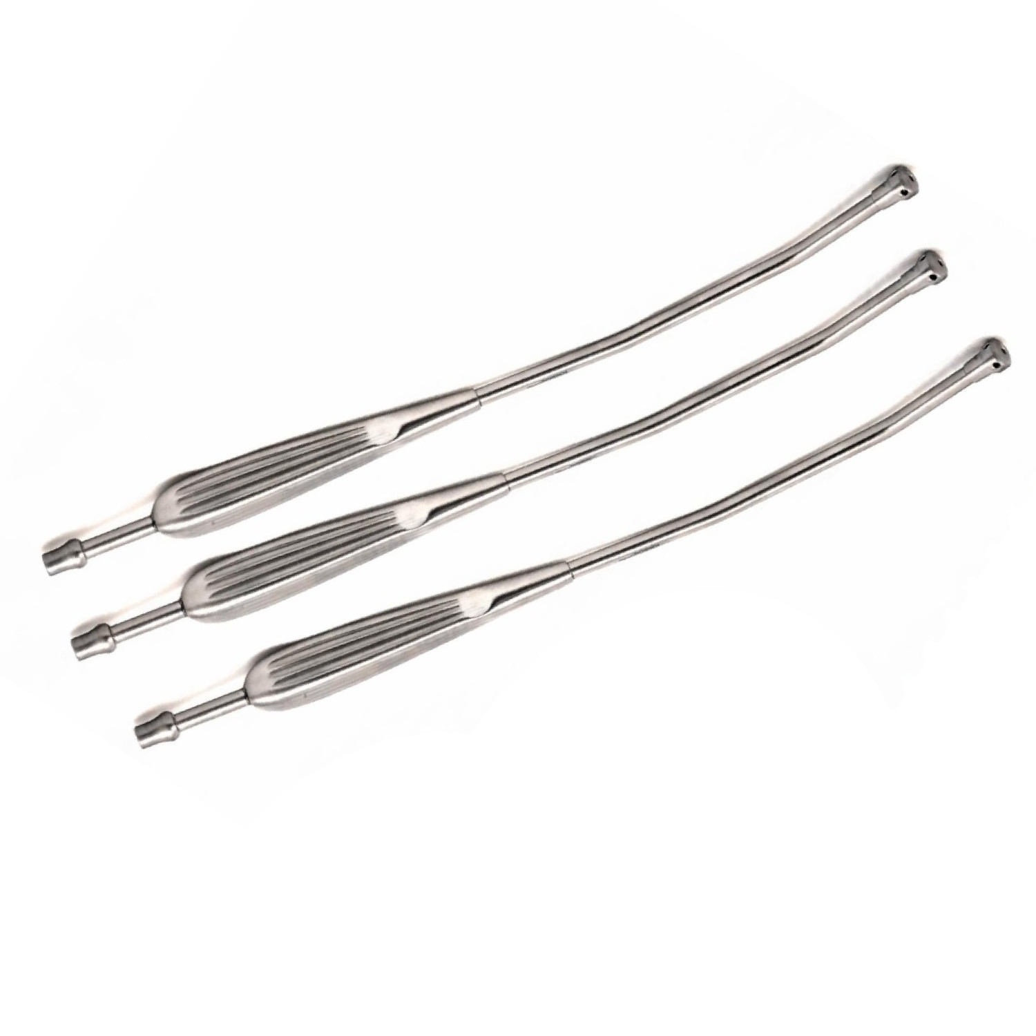 3x Long Suction Tubes 45cm | Thoracic VAT Surgery Set | Reusable Aspirator