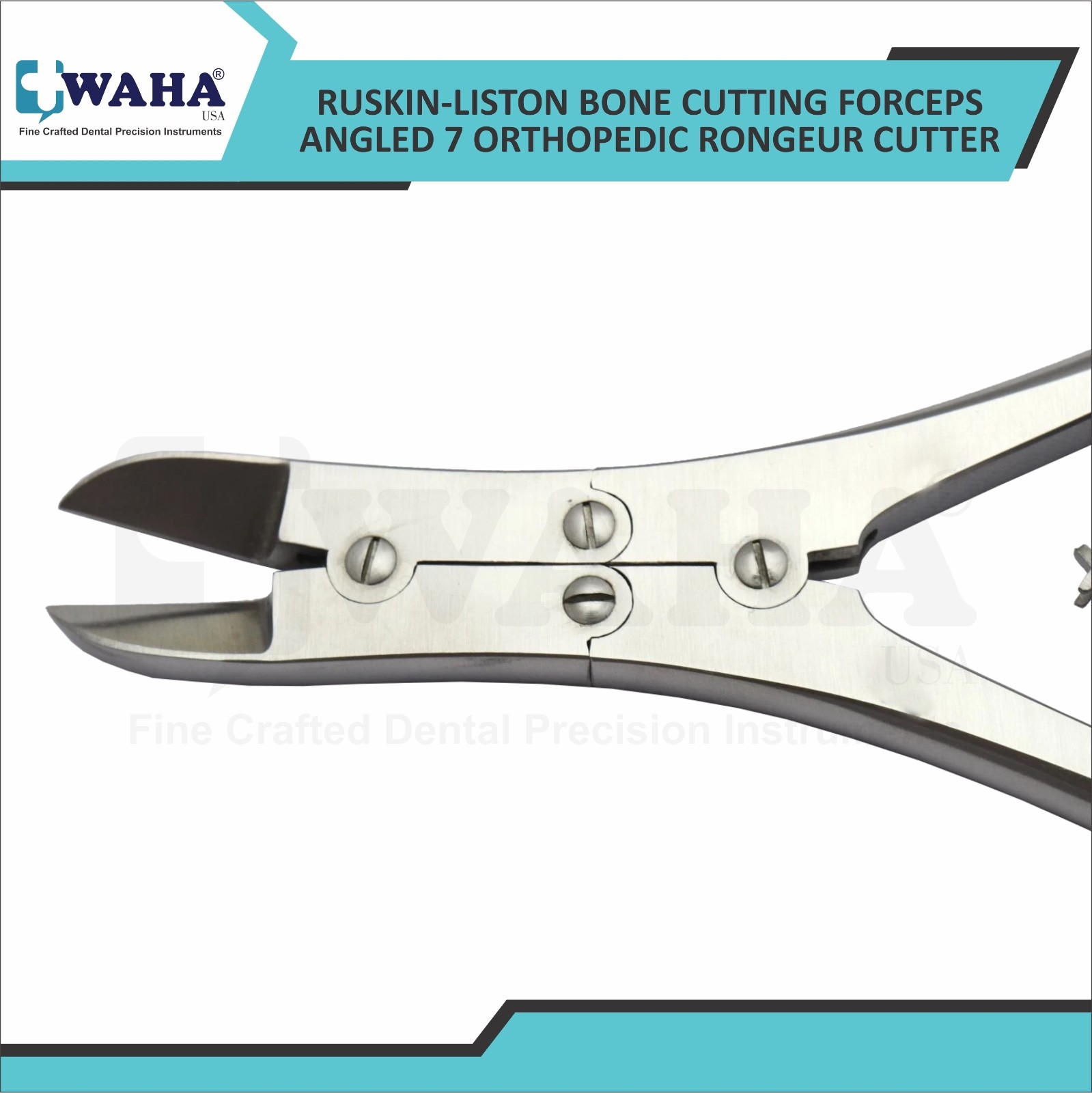 BONE CUTTING FORCEPS RUSKIN-LISTON 7.25″ (18.5CM) Angled/Curved Orthopedic