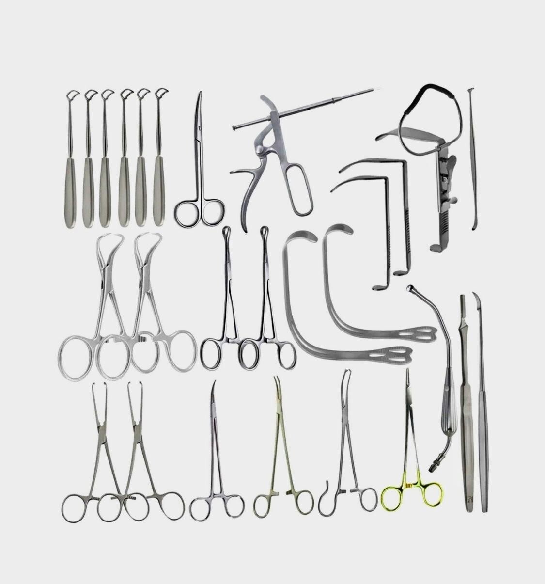 25 PCS Tonsil Adenoid Set Remove Tonsils and Adenoids Tonsillectomy Set
