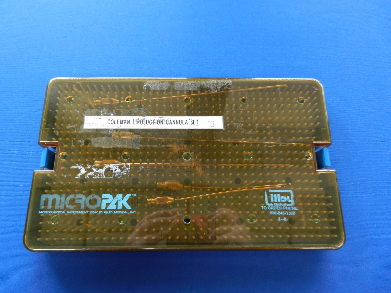 Byron Coleman Liposuction Cannula Set with Case