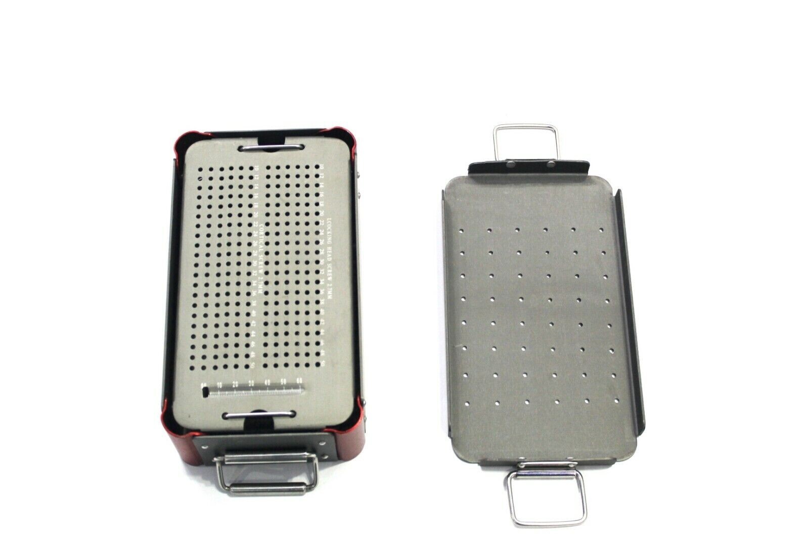Orthopedic Empty Case Box For 2.7 mm Cortical Screw Surgical Instrument