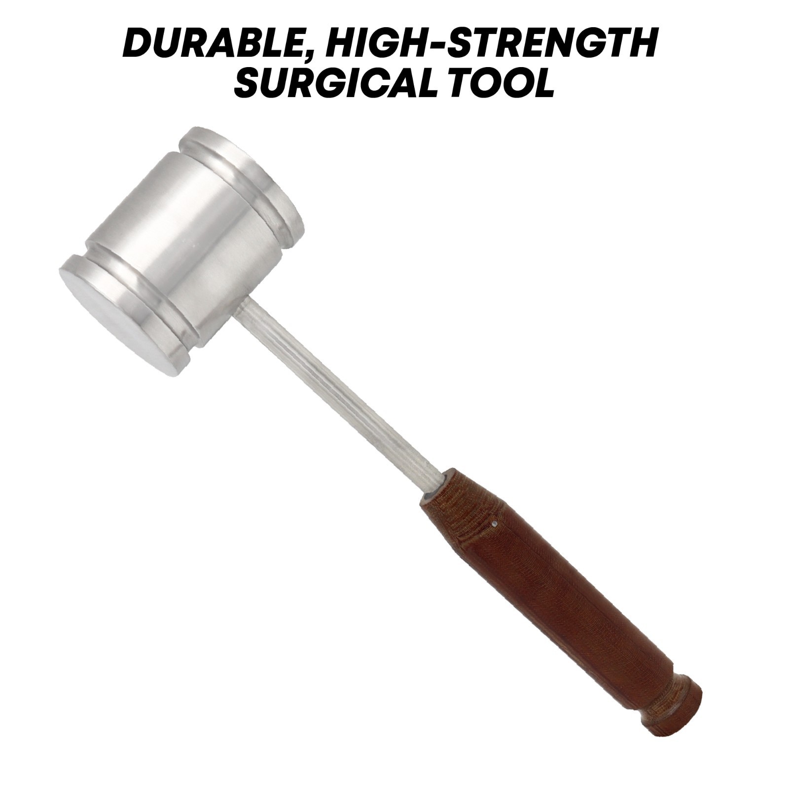 Mallet 50mmØ, 900gms Length 26.5 cm Orthopedic Surgical Instrument German Grade