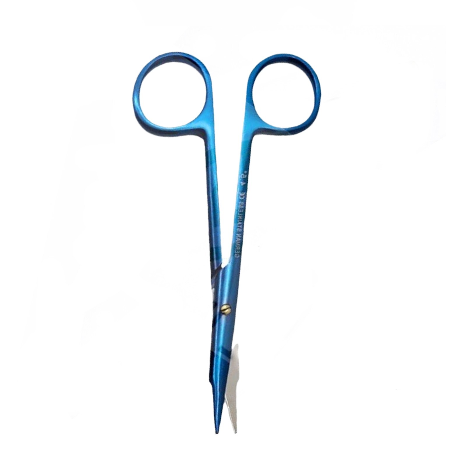 High quality German Stevens Tenotomy Scissors SuperCut 4.5″ Curved in blue color