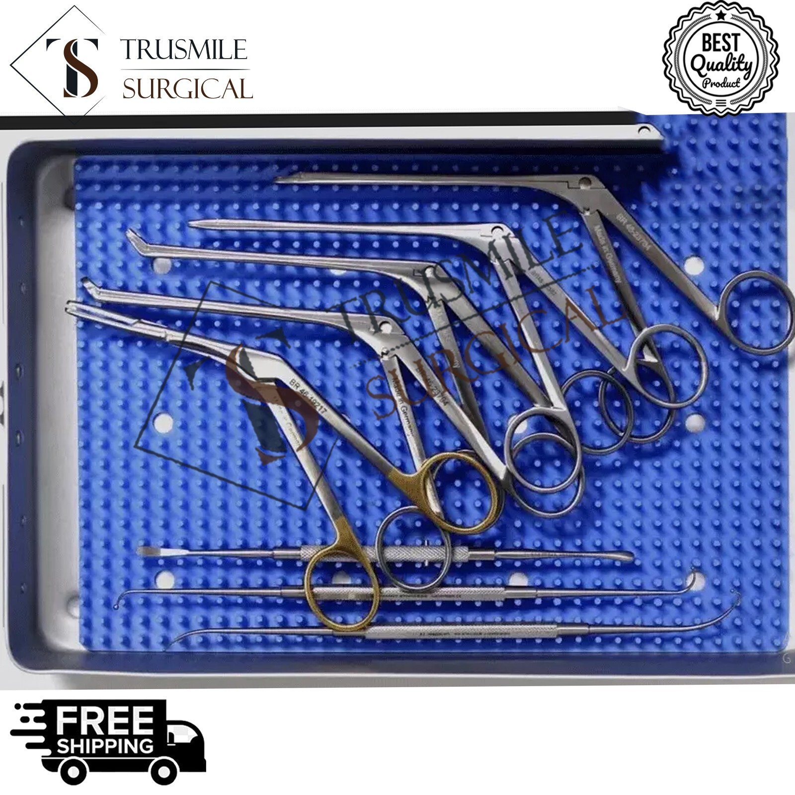 10 Pcs Minor Fess instruments set Endoscopic Sinus surgery ENT Surgical