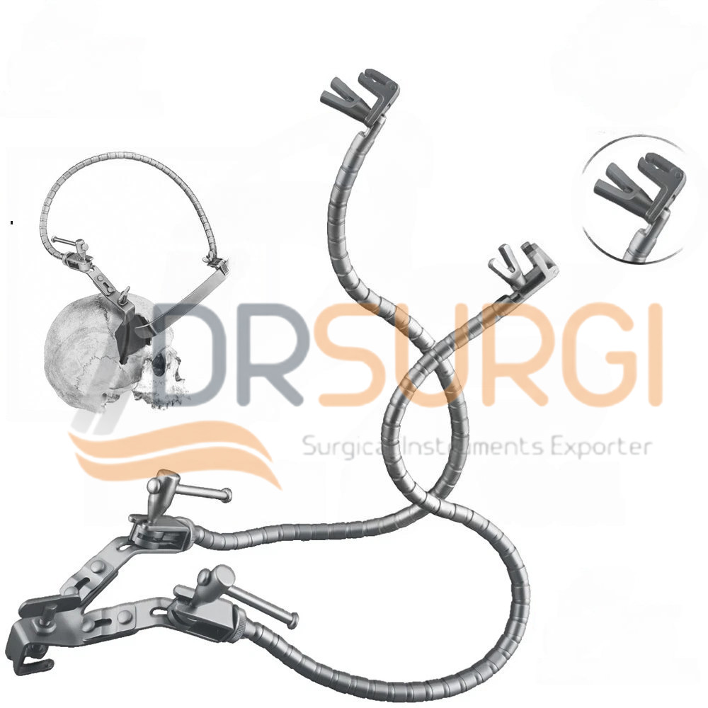 Leyla Self Retractor Brain Retractor Set Two Arms Orthopedic Surgical Instrument