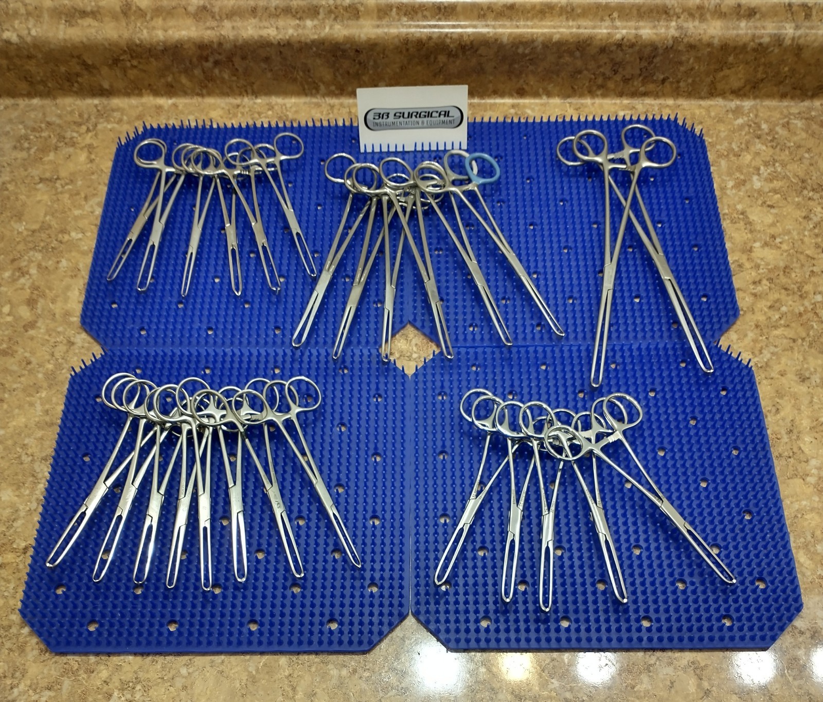 27 AESCULAP CODMAN V MUELLER SSI ALLIS TISSUE FORCEPS / CLAMPS 6″ 7.5″ 8″ 10″