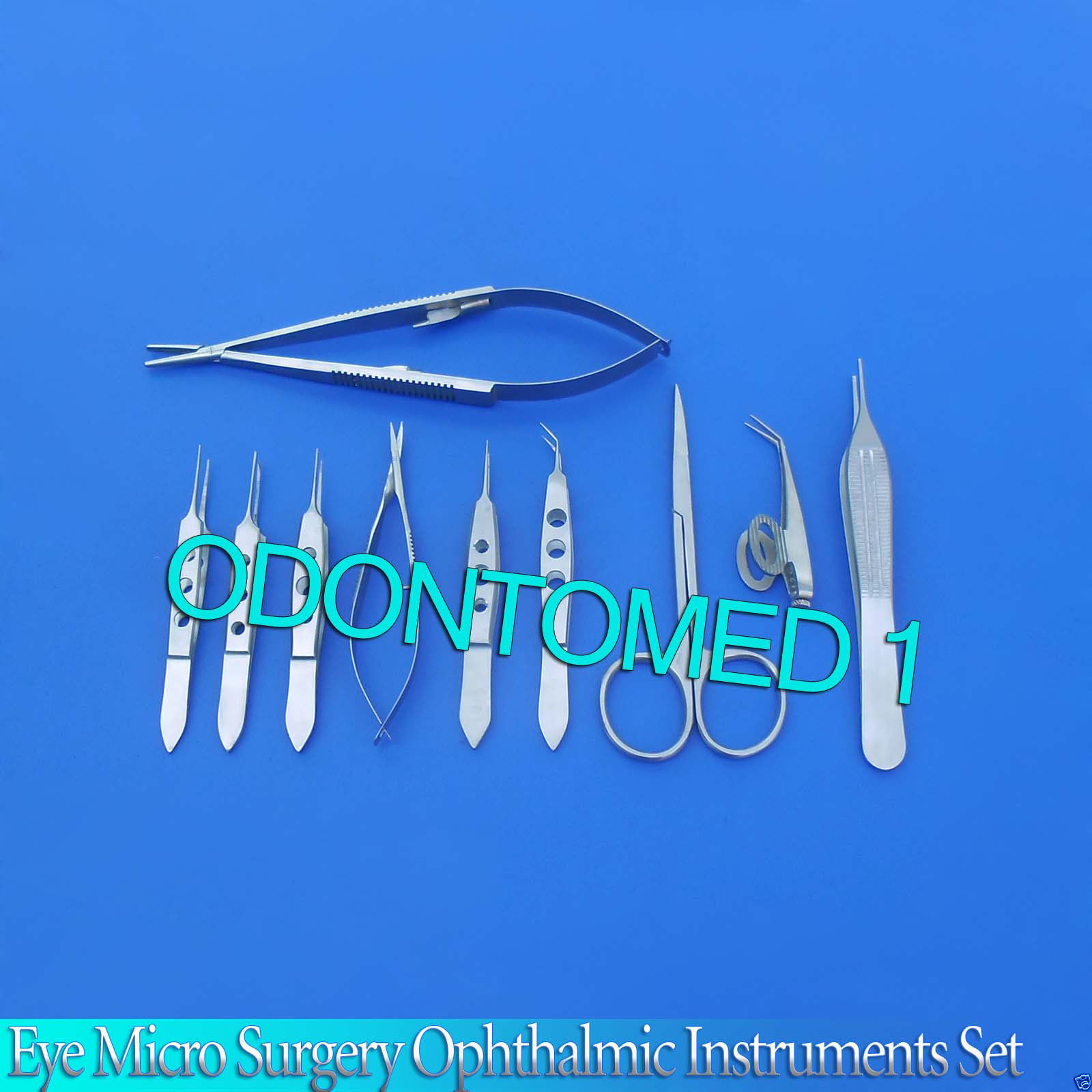 12 Pc o.r Grade Eye Micro Surgery Surgical Ophthalmic Instruments Kit Set Ey-014