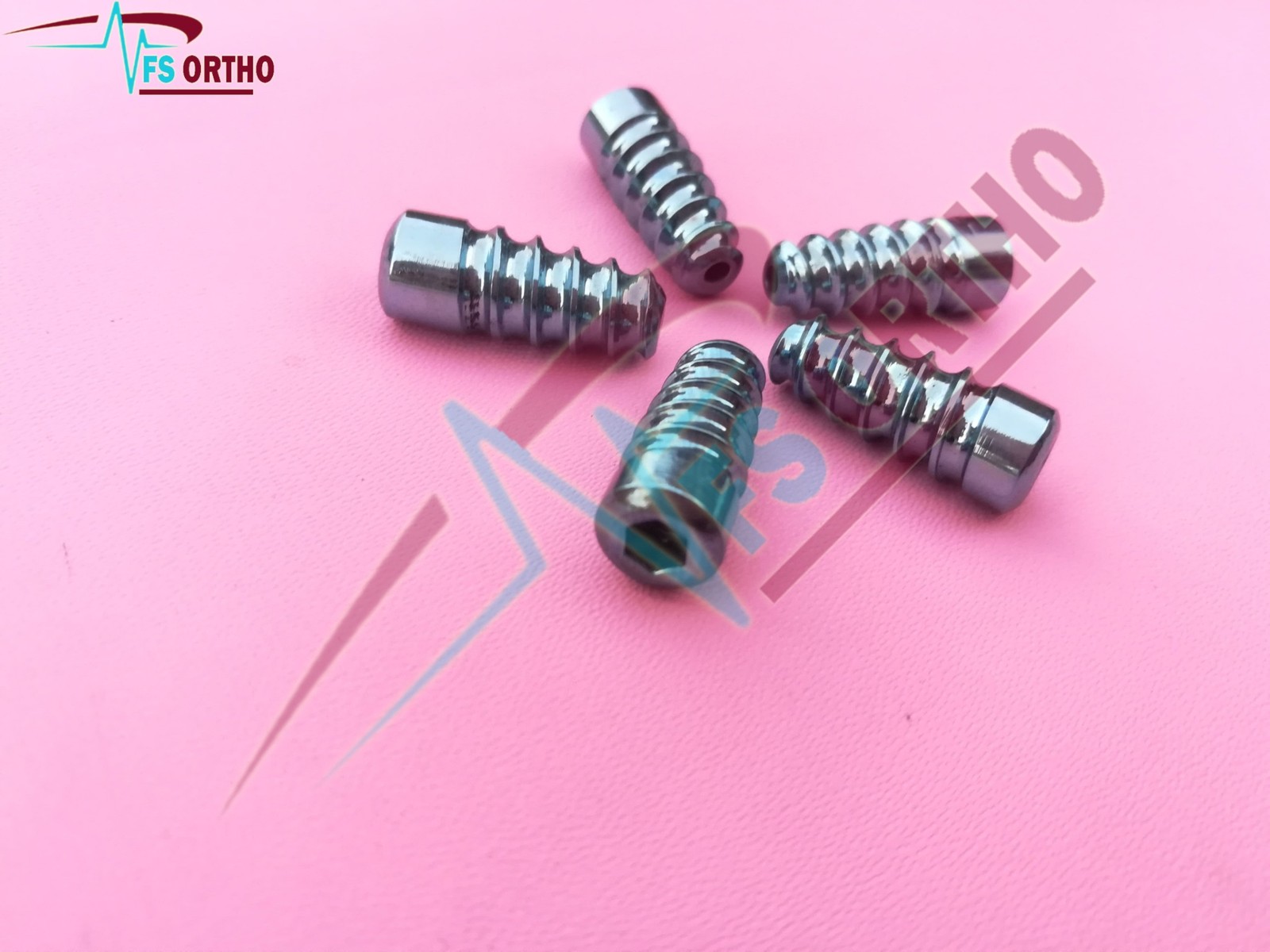 Interference-ACL Screws Dia: 10mm (Length 20 to 35mm) , 51Pcs (Titanium grade 5)