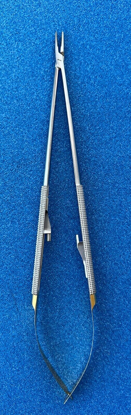 SSI Ultra 32-490 Needle Holder Jacobson Straight Tungsten Carbide w/Lock GERMANY