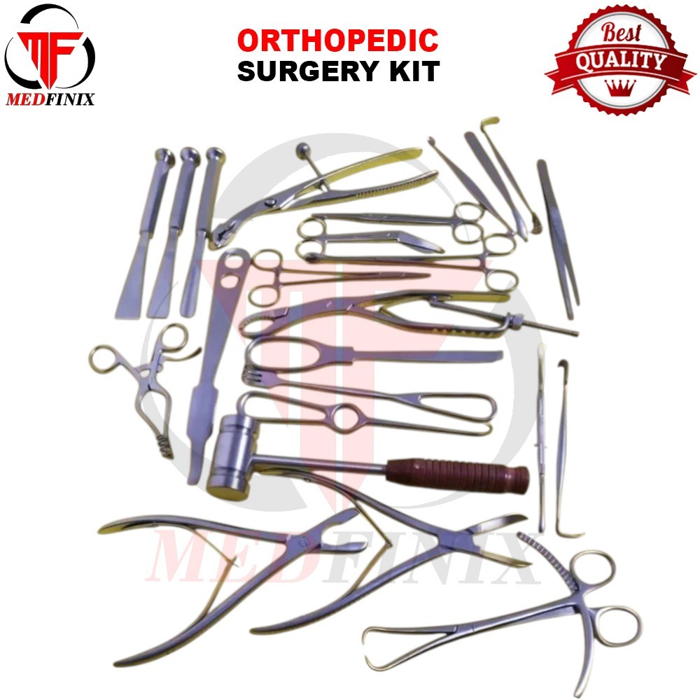 Basic Orthopedic Instruments Surgery Kit of 25 Pcs Surgical Instruments