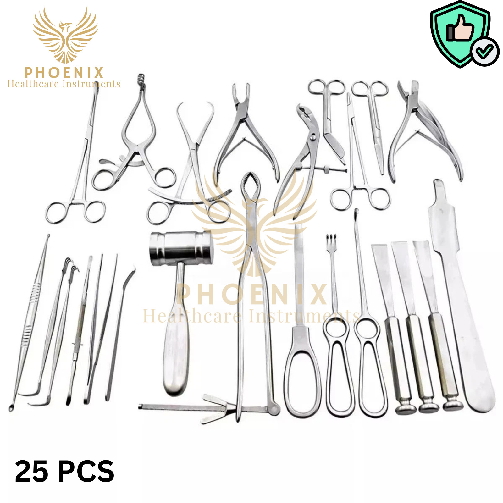 Basic Orthopedic Surgery Set of 25 Pcs Surgical instruments