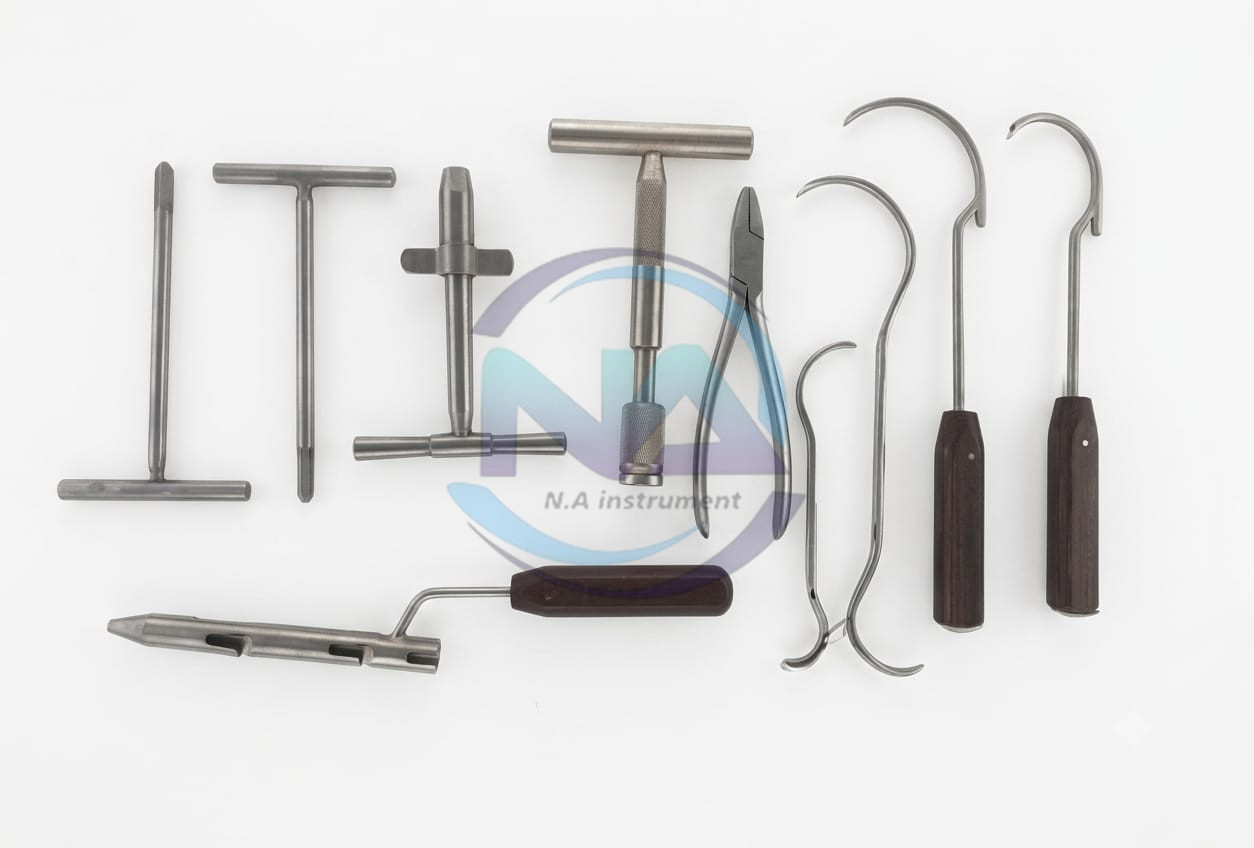 Wire Tightener Wire Passer K Wire Orthopedic Instruments Set Of 10 Pcs