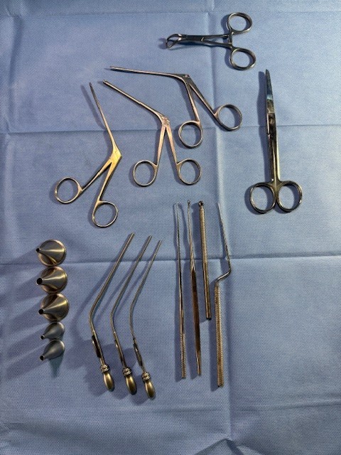ENT Surgical Instrument Set (x17)
