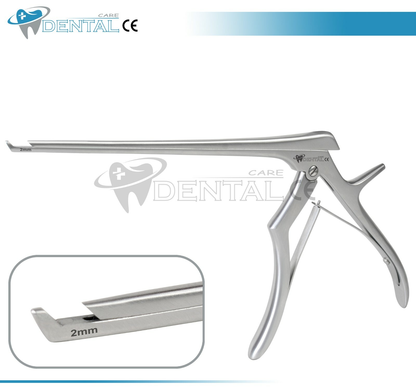Kerrison Rongeur 2mm bite 45 degree UP 180 mm Veterinary orthopedics instrument