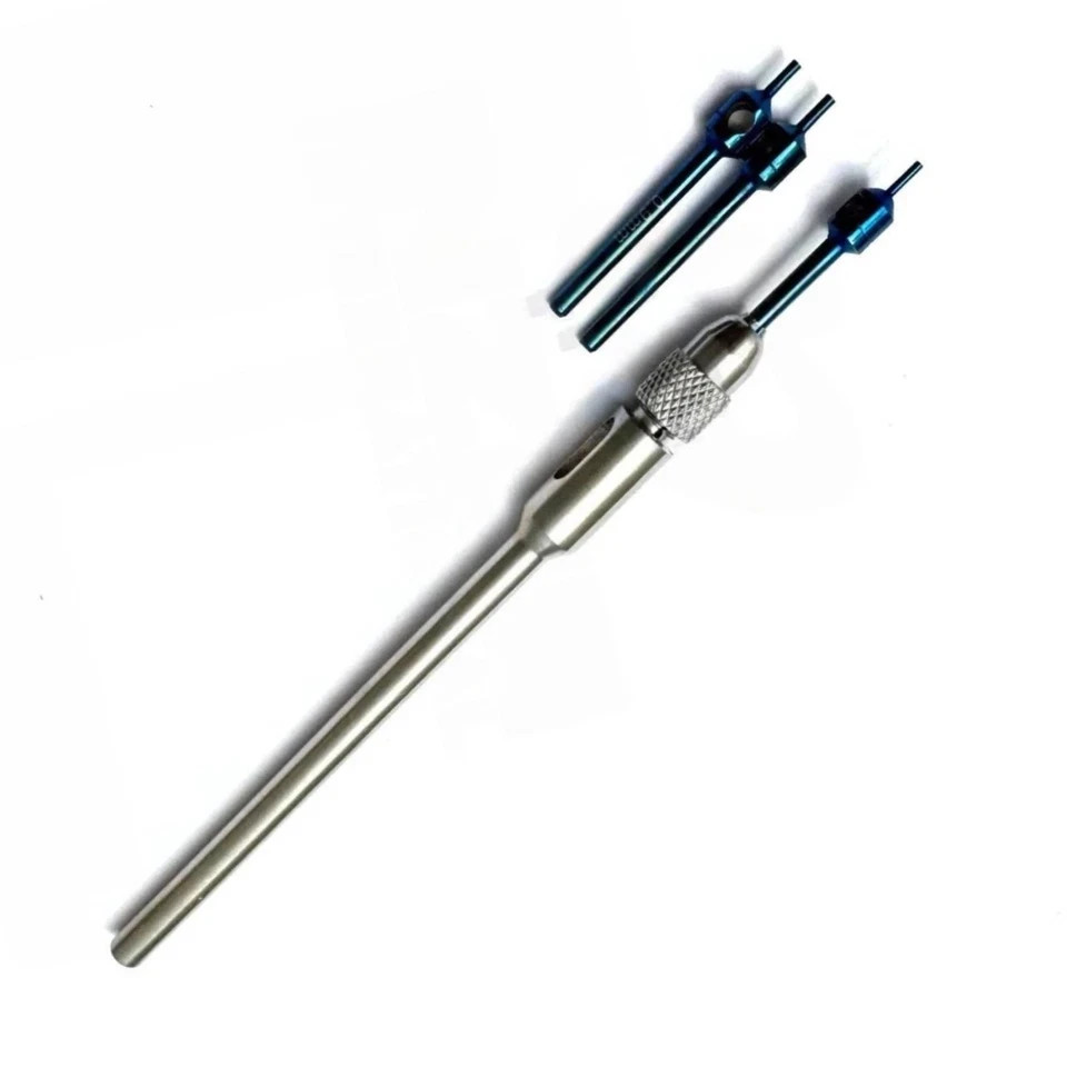 4PCS Hair Transplant FUE Punch Kit Punch Sizes 0.8mm,0.9mm,1.0mm With Handle