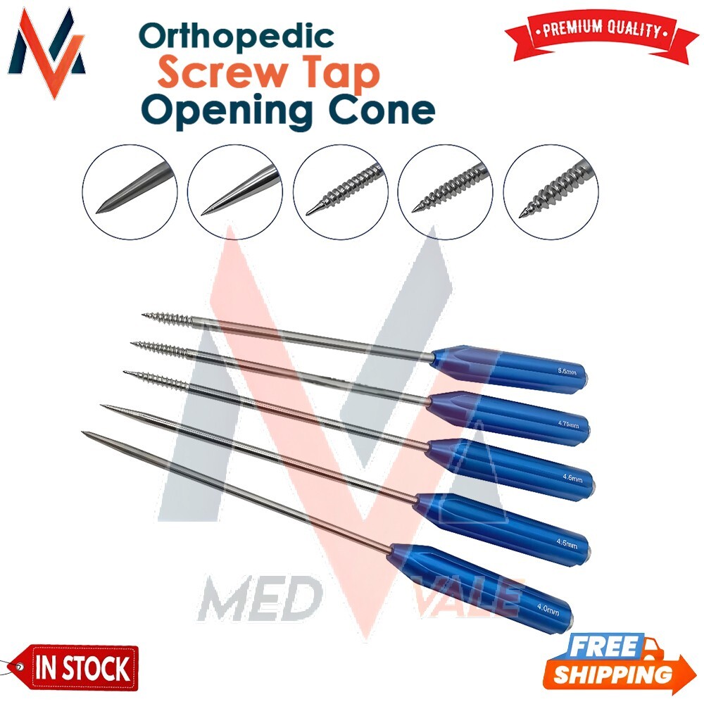 Orthopedic Screw Tap Opening Cone Screw Tap Bone Screw Tapping Instruments
