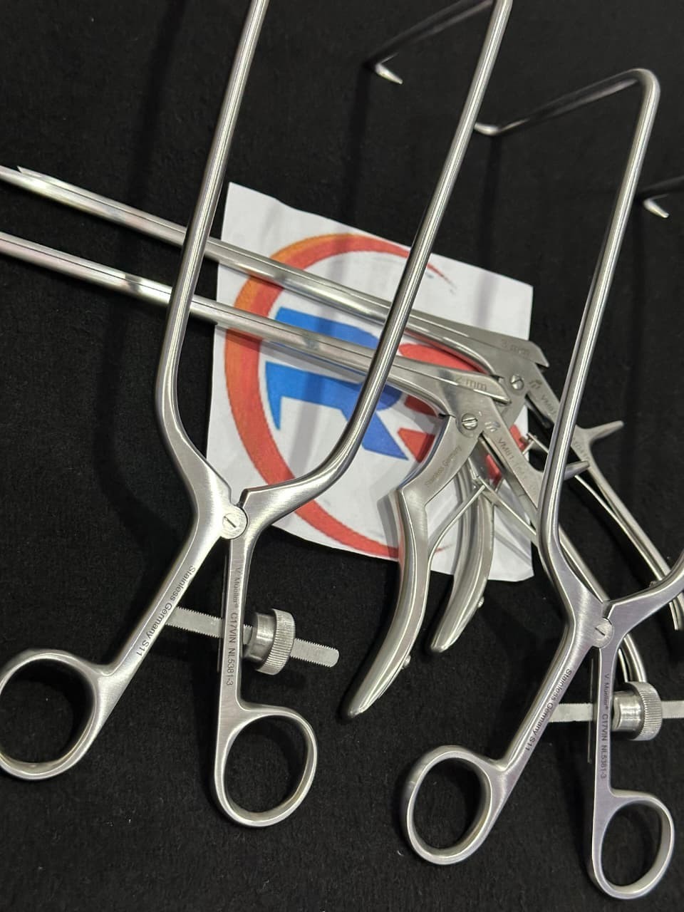 Lot of 4 Pcs V.Mueller Kerrison Rongeurs 2,3mm Zelpi Retractor 5 x 90