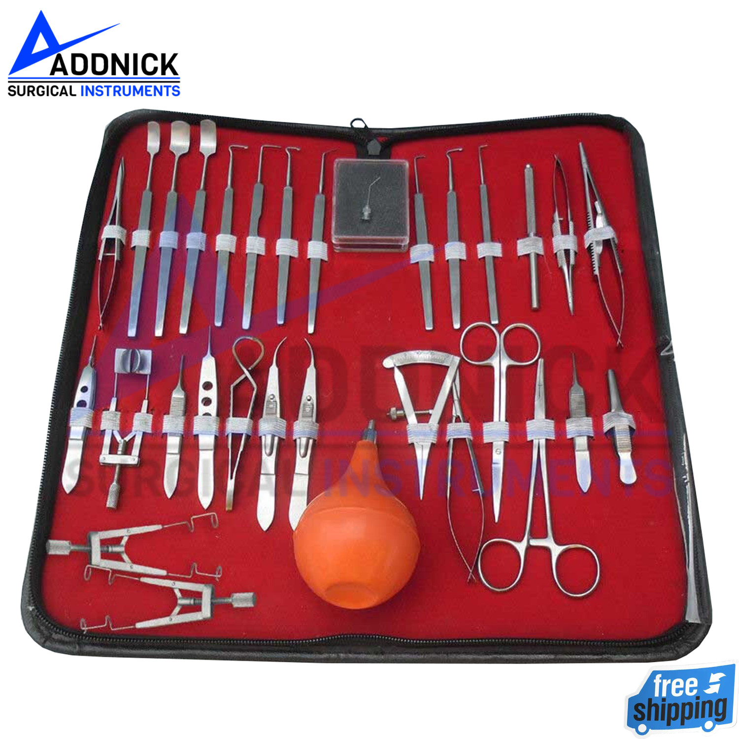 29 Pieces O.R Grad Strabismus Ophthalmic Eye Micro Surgery Surgical Instruments