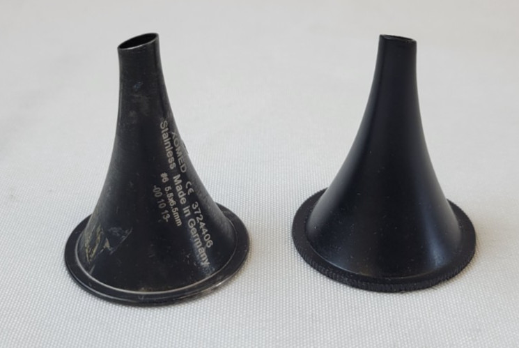Xomed/Richards Oval Oblique Ear Speculum, Set of 2, 5.5 mm x 6.5 mm, ENT
