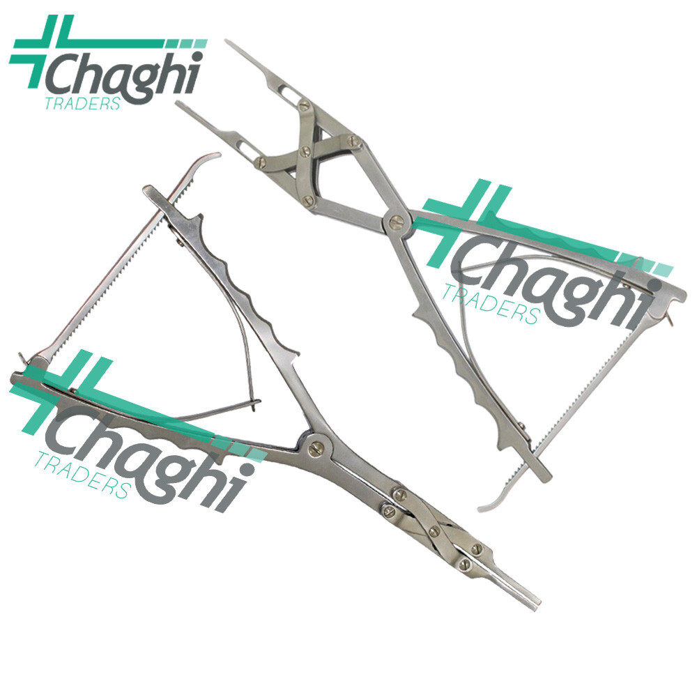 Rod Compressor 02 PCs Set 33 cm Spine Orthopedic Surgical Instruments Chaghi Tra