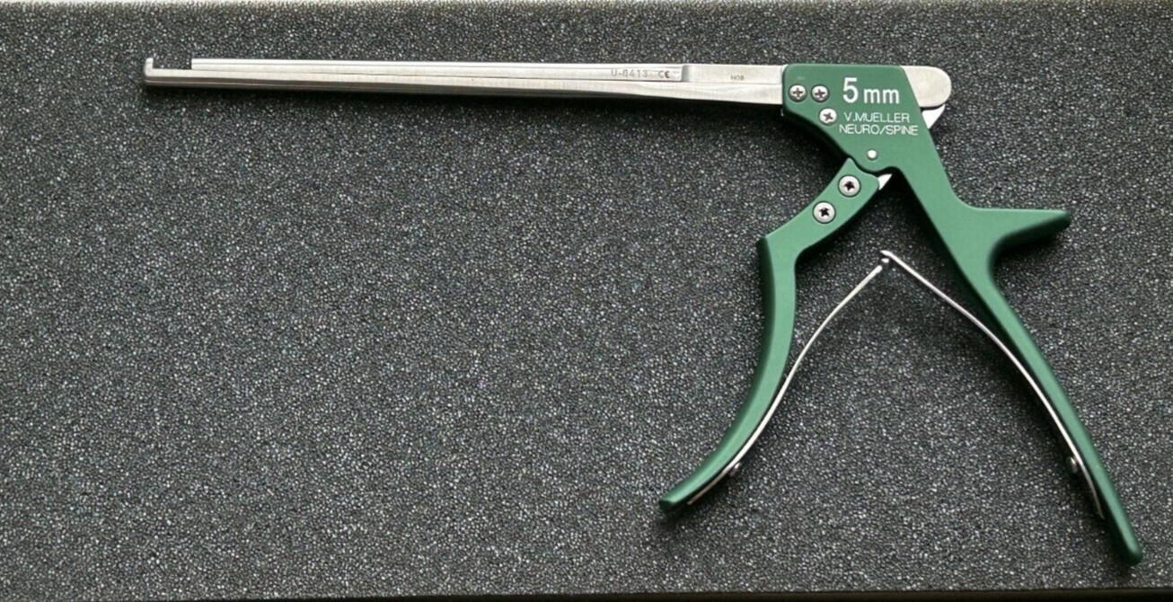 V.Mueller Surgical 90° 5mm Up Bite Kerrison Rongeur Neuro/Spine 7″
