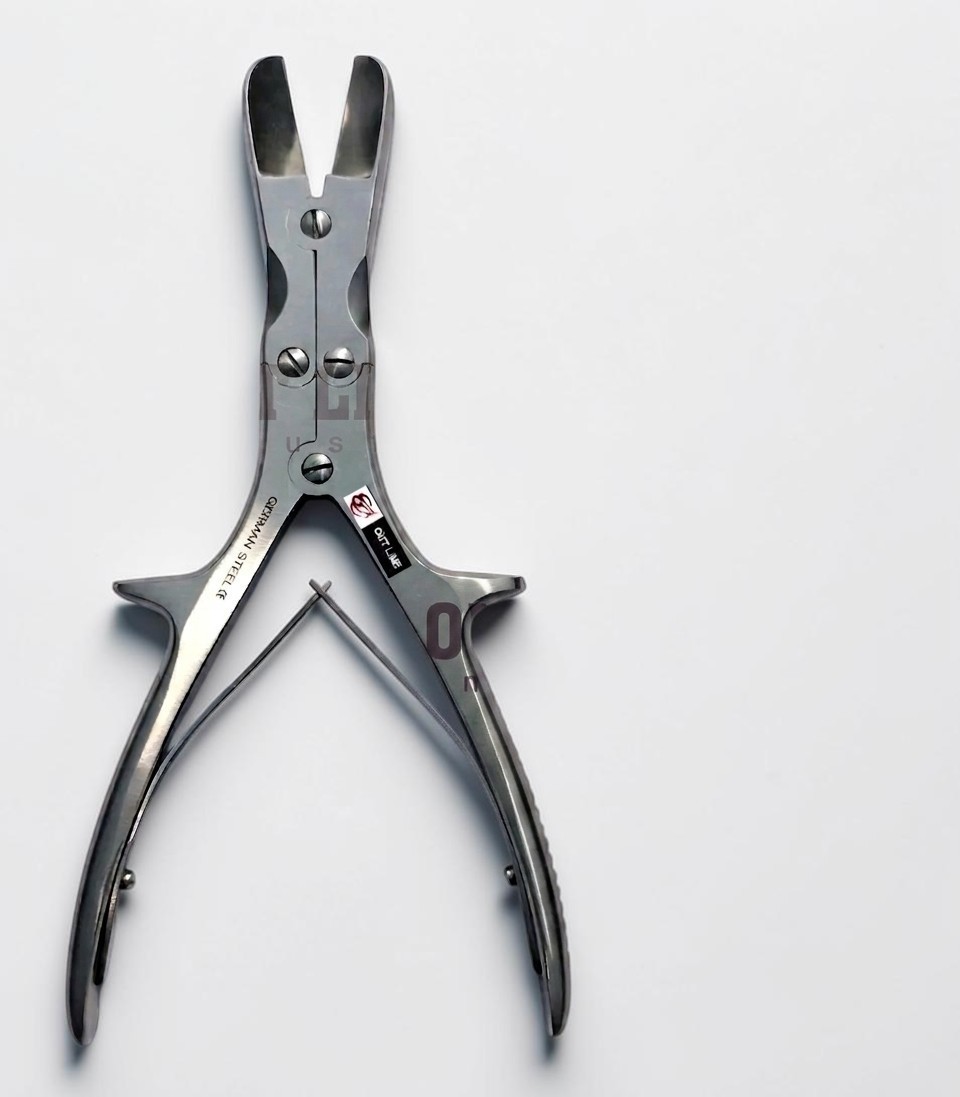 Ruskin Bone Cutting Forceps 7.5″ Double Action Orthopedic German Stainless Tool