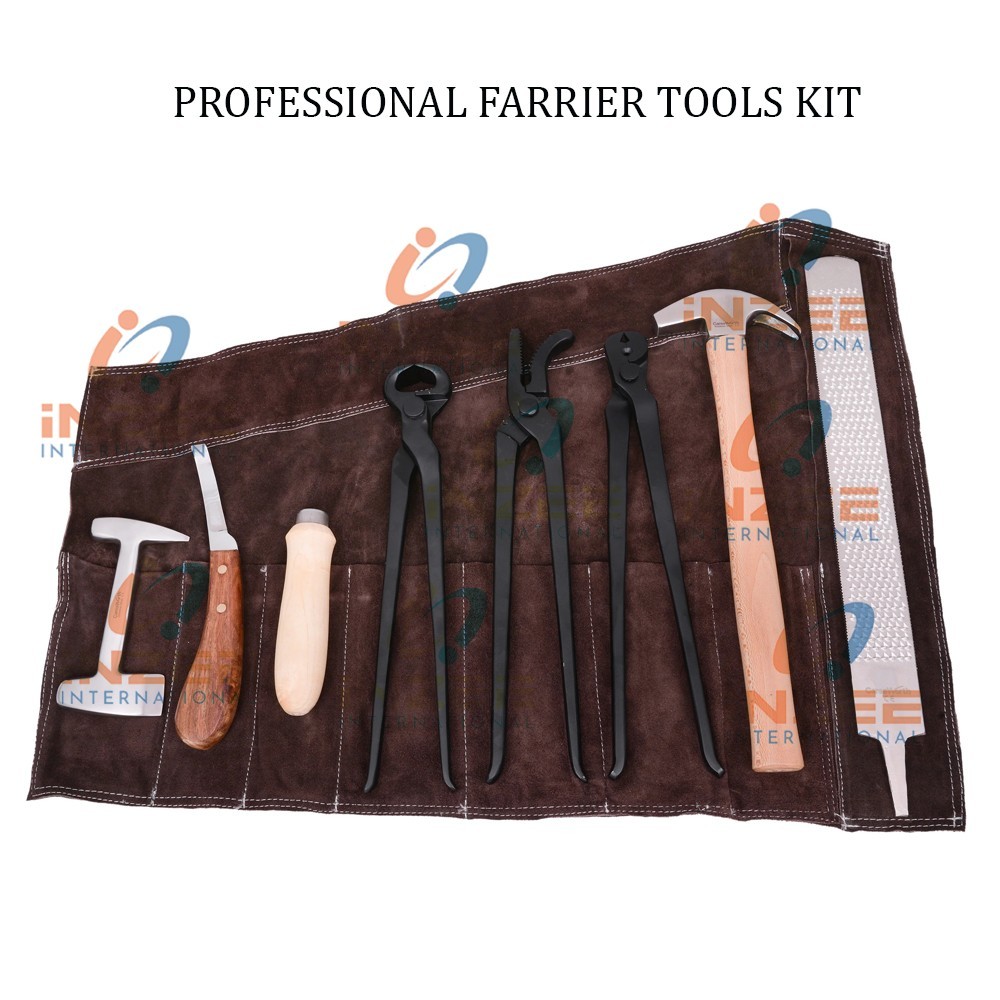 Professional Horse Farrier Tool Kit Grooming 7 PSc Complete Tools Kit Veterinary