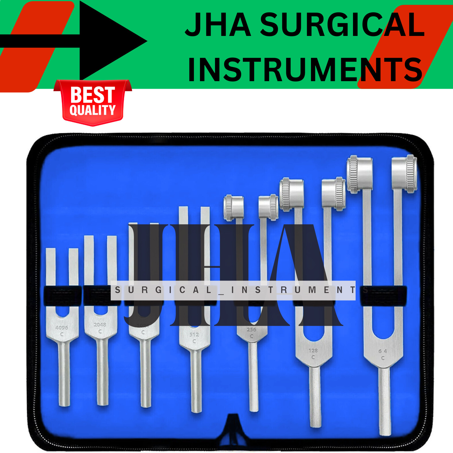 Tuning Fork Set of 7 For Healing Therapy Medical surgical diagnostic instruments