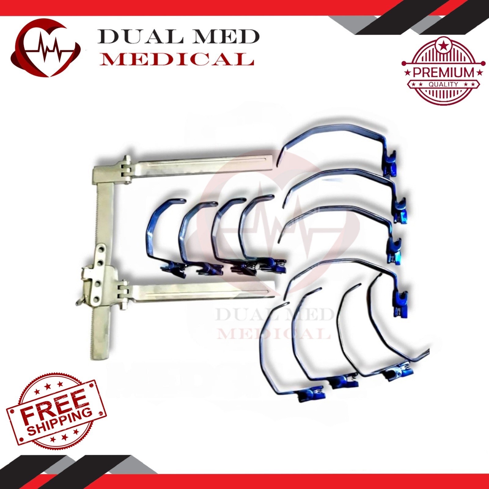 Super Slide II Laminectomy Retractor 13 PCs Set Veterinary Orthopedic Instrument