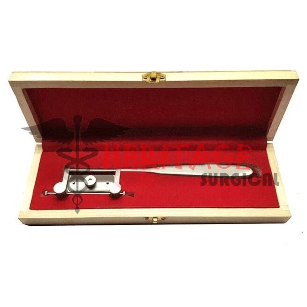 Silver Skin Graft Knife Handle with Dermatome Skin Blade Surgical Instrument Kit