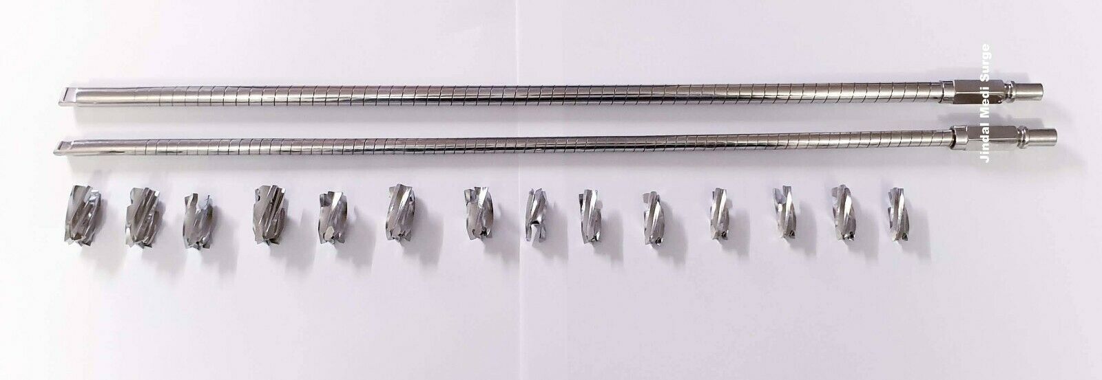 Cannulated Flexible Reamer Orthopedic & Surgical Instrument Set Of 16pcs